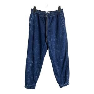 Hollister Joggers Faux Denim M Medium Comfy Casual Pants Blue